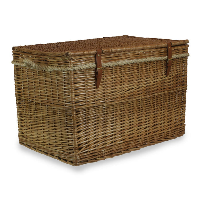 Large Light Steamed Wicker Storage Basket