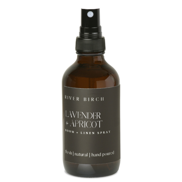 Lavender + Apricot  - 4 oz Amber Glass Room + Linen Spray