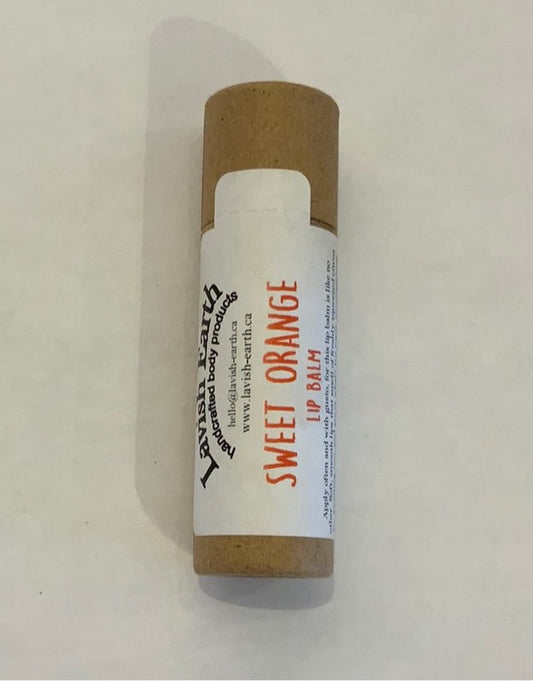 Lavish Earth Lip Balm - Sweet Orange