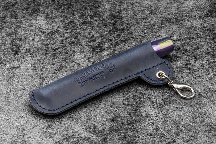 Leather Pocket Pen Keeper – Lanyard EDC Pocket Pen Sleeve - Multiple Color