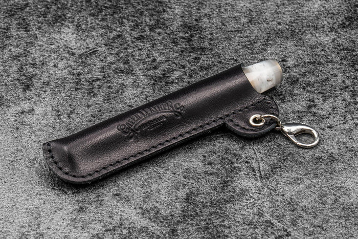 Leather Pocket Pen Keeper – Lanyard EDC Pocket Pen Sleeve - Multiple Color
