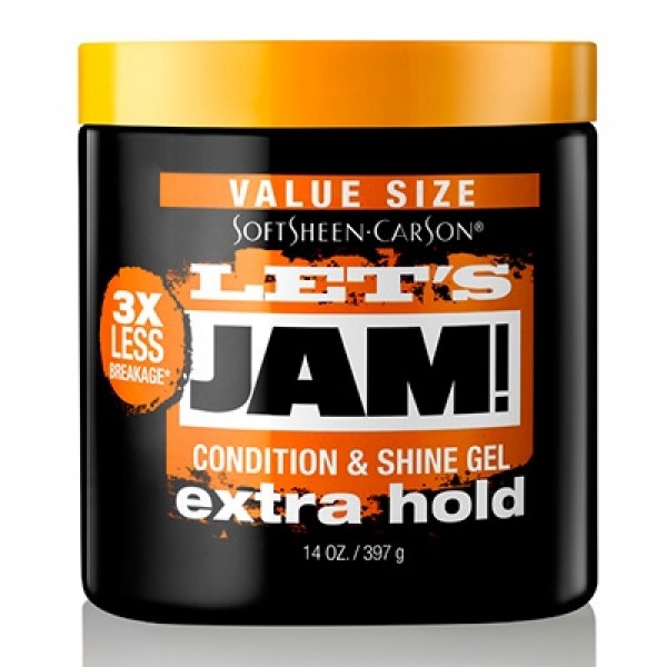 LET'S JAM CONDITION & SHINE GEL - EXTRA HOLD 14 OZ - Palms Fashion Inc.
