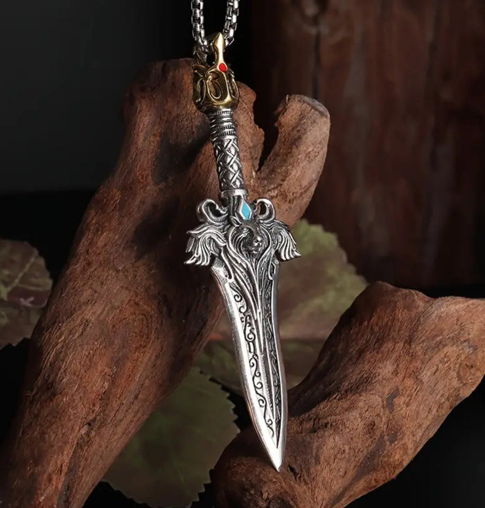 Lion King Broad Sword Pendant & Necklace