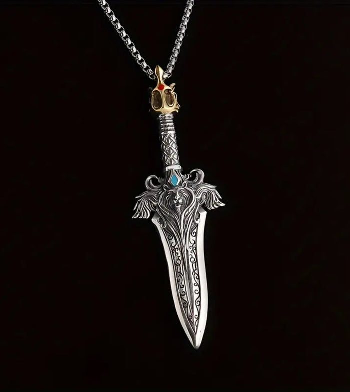 Lion King Broad Sword Pendant & Necklace