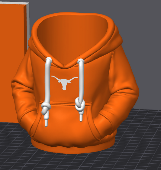 Longhorn Koozie & Pen Holder