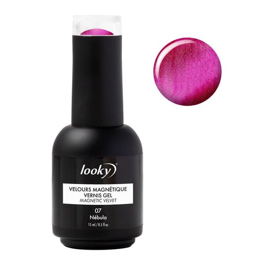 Looky Vernis Gel Velours Magnétique #7 Nébula (Collection Poussières d'étoiles)
