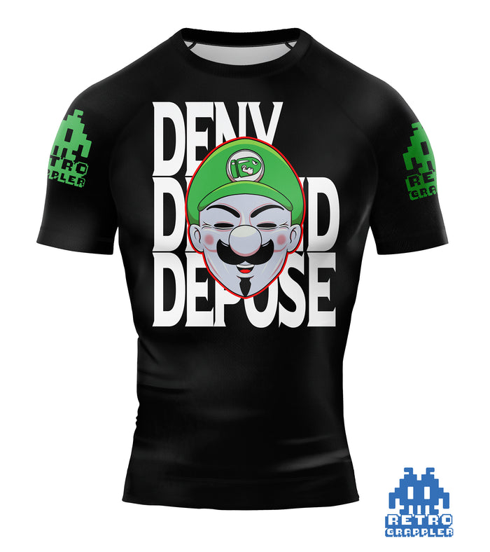 Luigi's Vendetta jiu jitsu rash guard
