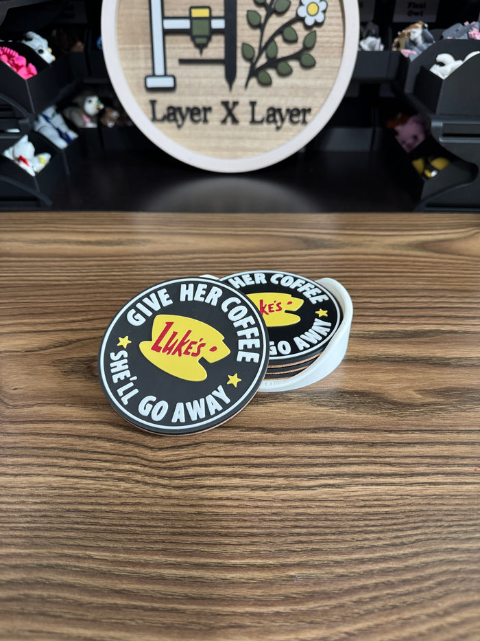 Luke’s Diner Get Her Coffee Coaster