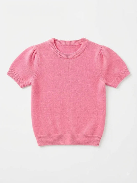Lulu Bebe Hot Pink S/S Sweater Top