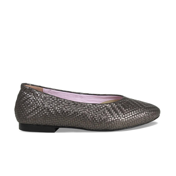 Luna: Bronze Weave Leather Shoes Sole Bliss