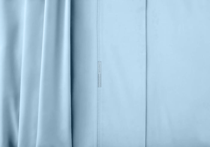 Luxury 1200 Thread Count Light Blue RV Sheets Set 100% Egyptian Cotton