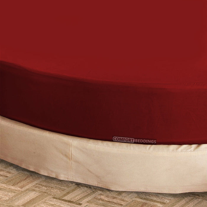 Burgundy Round Sheets
