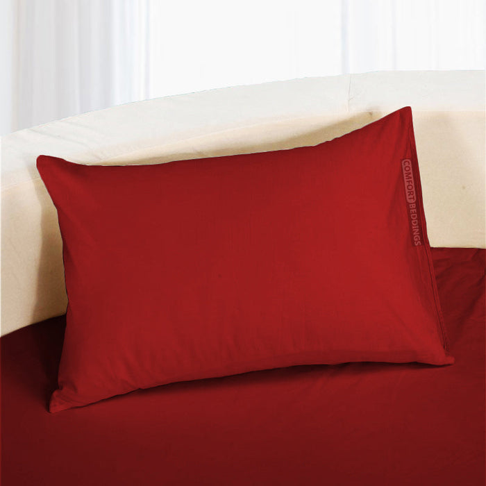 Burgundy Round Bed Sheet