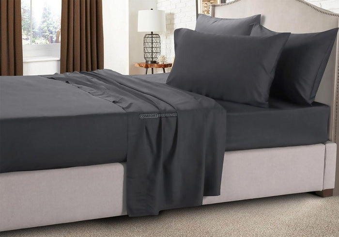 Dark Gray RV Bunk Sheet Set