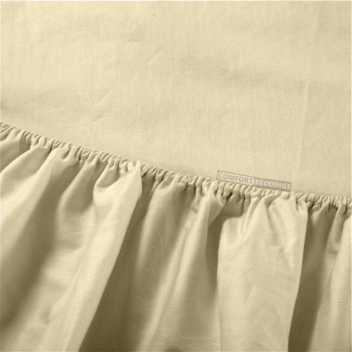 Ivory Round Bed Sheet
