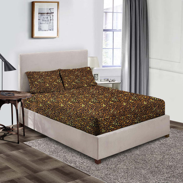 Leopard Print Fitted Sheets