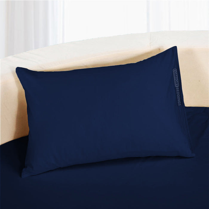 Navy Blue Round Sheets Set