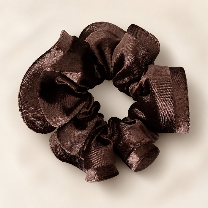 Luxury Velvet Scrunchie Trio – Warm Tones (3-Pack)