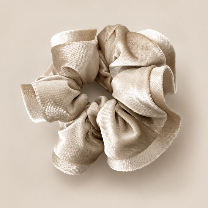 Luxury Velvet Scrunchie Trio – Warm Tones (3-Pack)