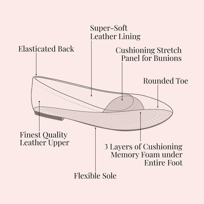 Luna: Black Leather & Patent Shoes Sole Bliss