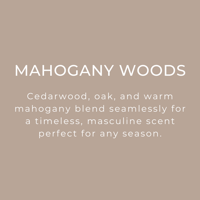 Mahogany Woods  - 4 oz Black Glass Room + Linen Spray