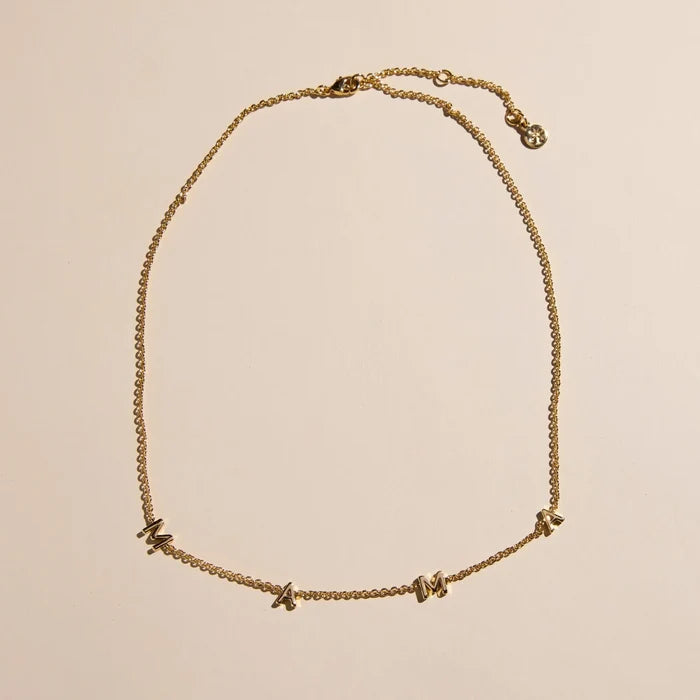 Mama Initial Necklace