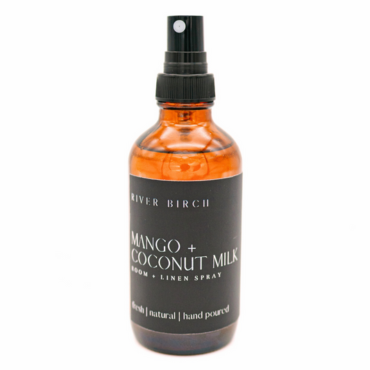 Mango + Coconut Milk - 4 oz Amber Glass Room + Linen Spray