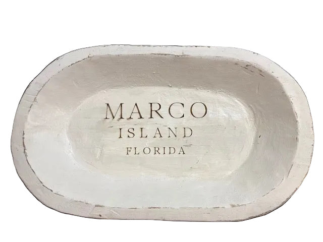 Marco Island Large Wooden Dough Bowl