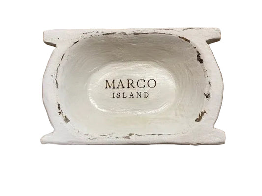 Marco Island/Naples Small Wooden Dough Bowl