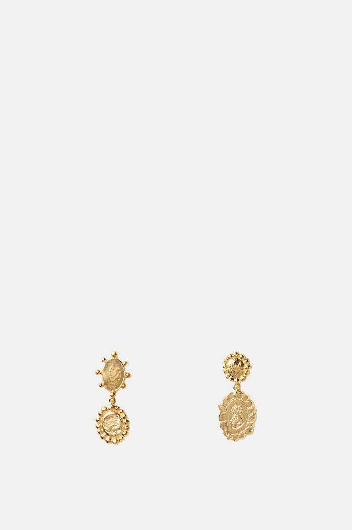 Cristina Junquero Mariana Earrings Gold.