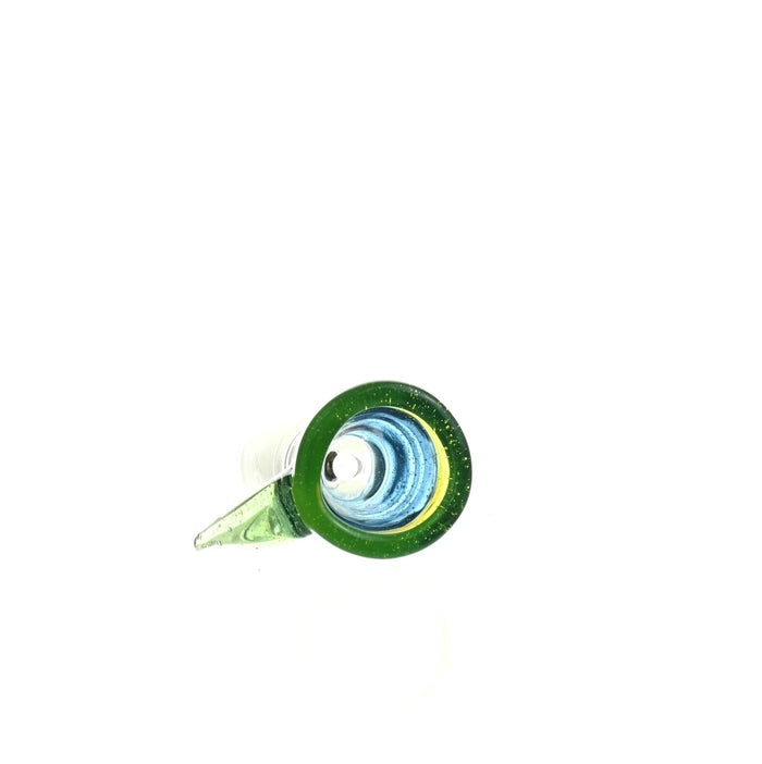 Mathematix Tri Color Funnel 14 mm Bowl 114 premium glass accessory - Smoke Spot Glass