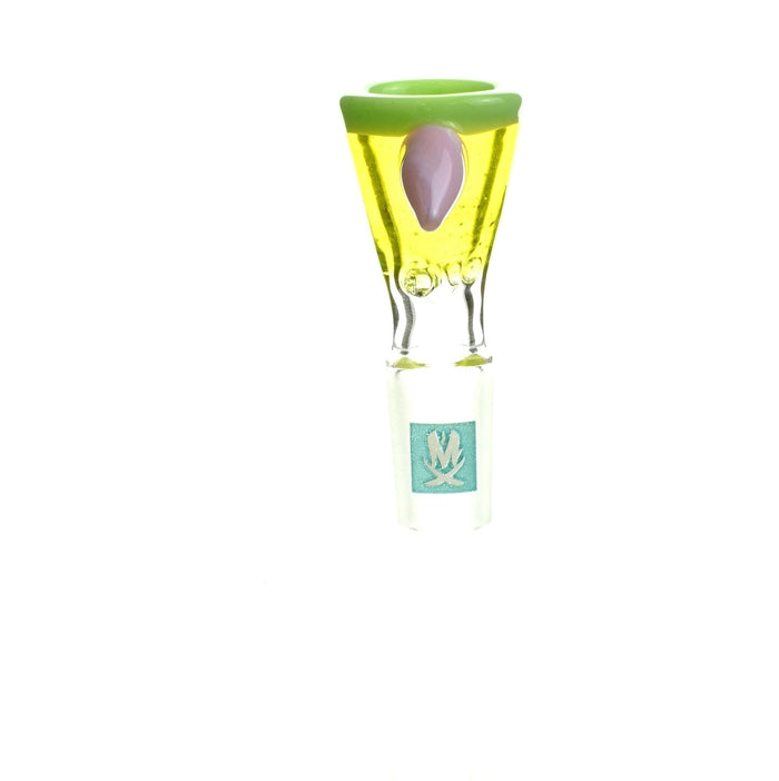 Mathematix tri color funnel ice pinch 14 mm premium glass accessory
