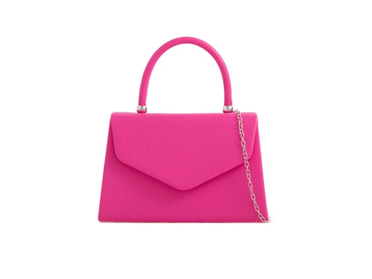 Matte Fuchsia Pink Mini Handbag