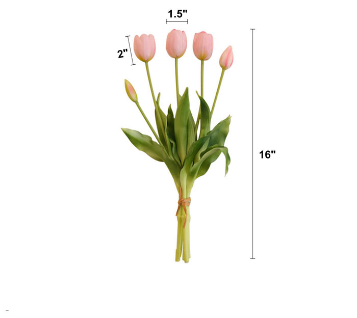 real touch tulip, faux tulip bundle, mauve pink flowers, artificial tulips, spring faux florals, realistic tulips, faux flower bouquet, pink tulip stems, real touch faux flowers, lifelike tulip stems