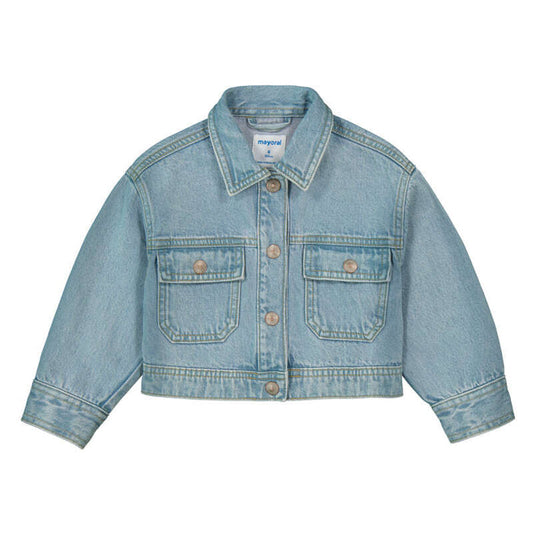 Mayoral Cropped Denim Jacket