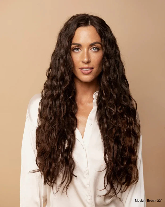 Medium Brown (2B) 20" 160g - Clip-Ins