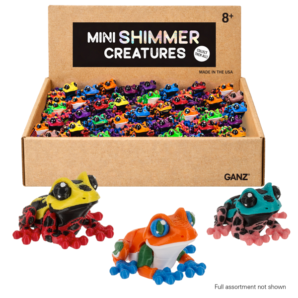 Mini Shimmer Creatures - Frogs