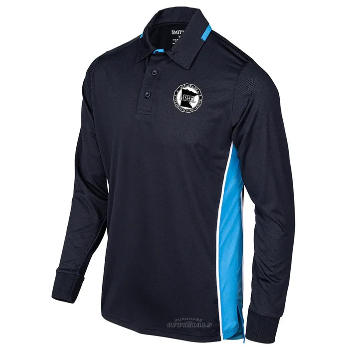 Minnesota (MSHSL) Smitty Midnight Navy Softball Umpire LS Shirt