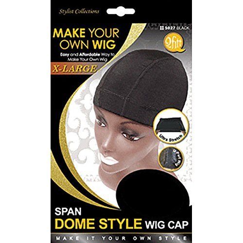 M&M X-Large Spandex Dome Style Wig Cap Black  - Dozen ( 3 Colors ) - Palms Fashion Inc.