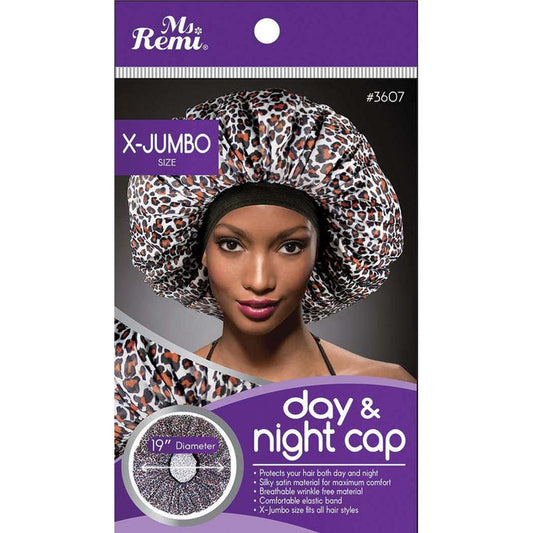 Ms. Remi Day & Night Cap X-Jumbo, 1 Count, Leopard