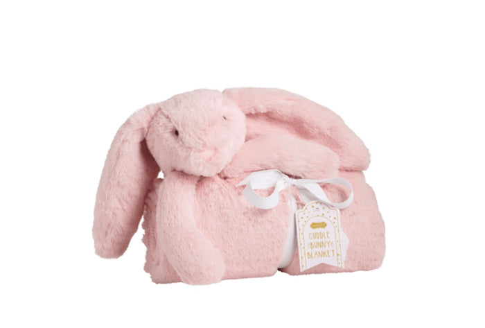 Mud Pie Pink Plush Blanket