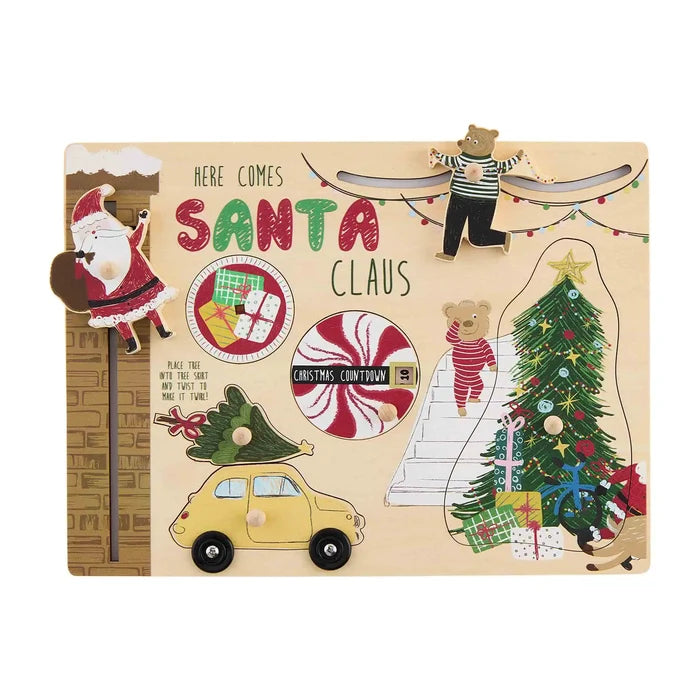 Mud Pie Santa Claus Busy Board Puzzle (8678879920436)