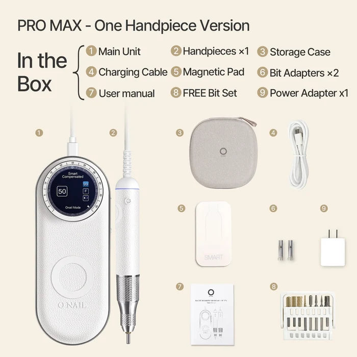 New 2026 - ONail Nail Drill Machine Pro Max - 1 Handpiece