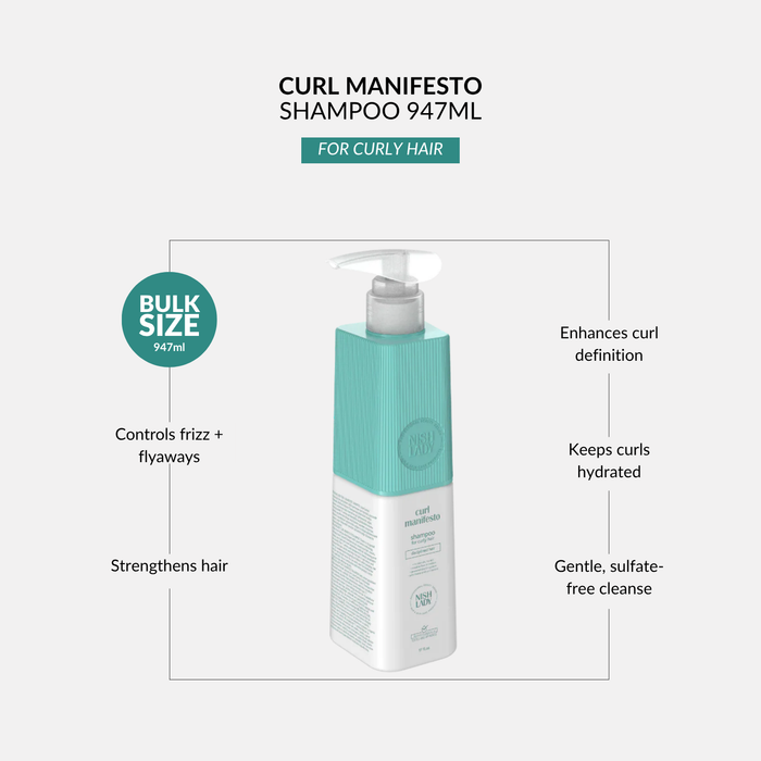 NishLady Curl Manifesto Shampoo – 947ml