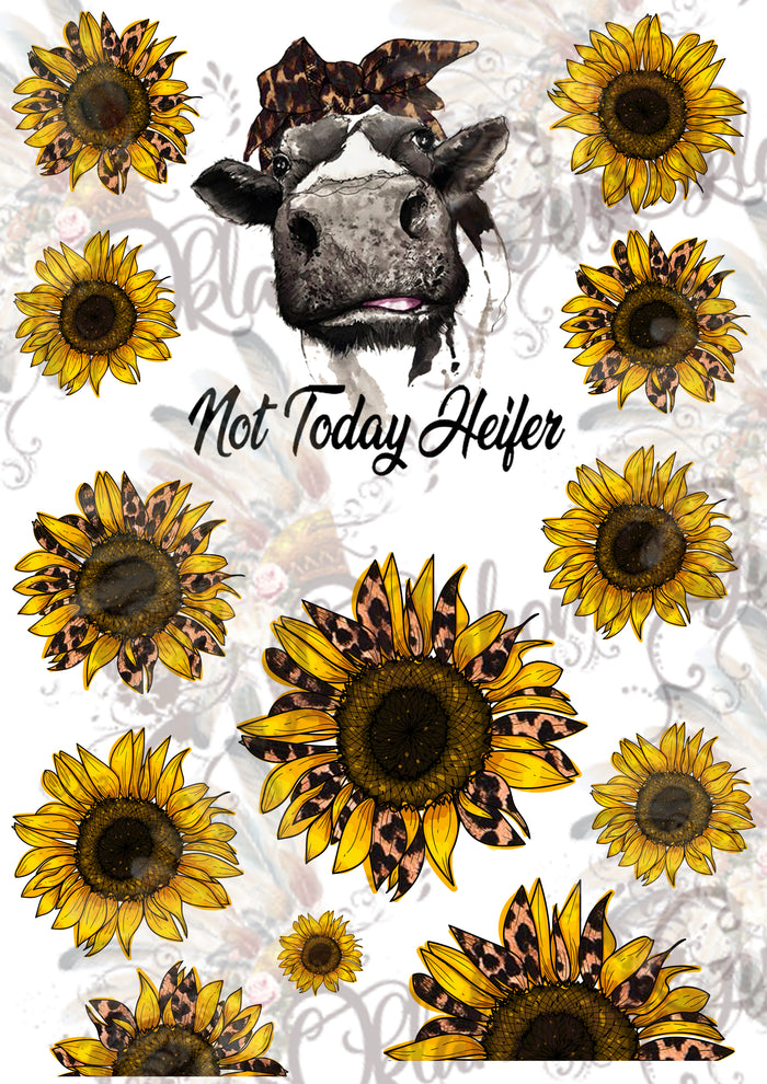 Not Today Heifer Leopard Digital File