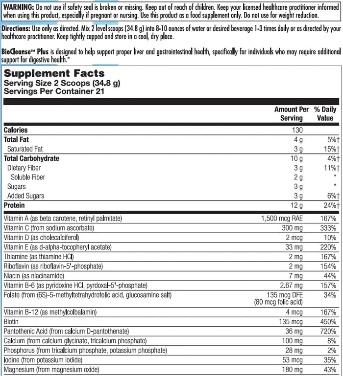 Nutra Biogenesis BioCleanse Plus Powder 2