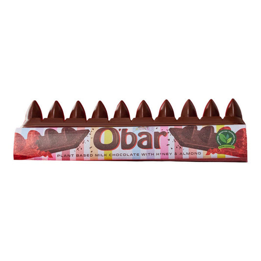 Plant based milk chocolate O'Bar with honey & almond.