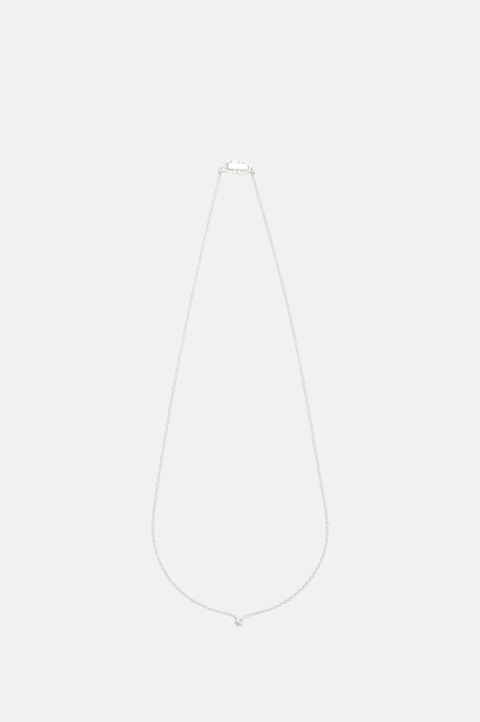 Ragbag Oda Floating Silver Necklace.