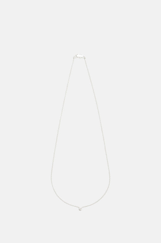 Ragbag Oda Floating Silver Necklace.