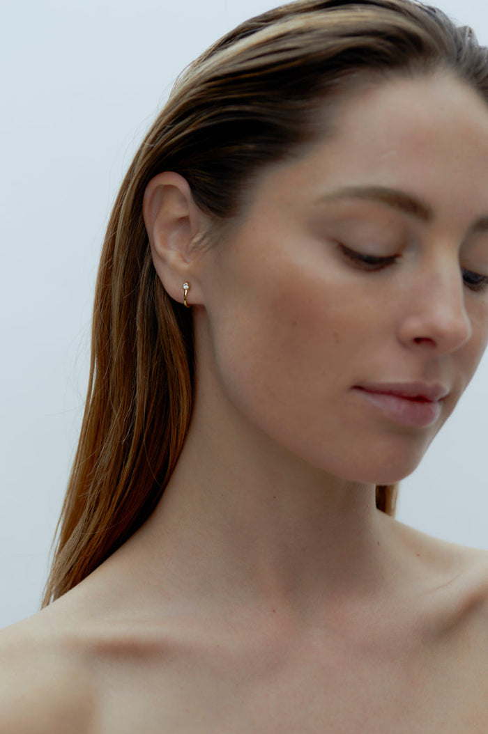 Odette Hoop Gold Earrings